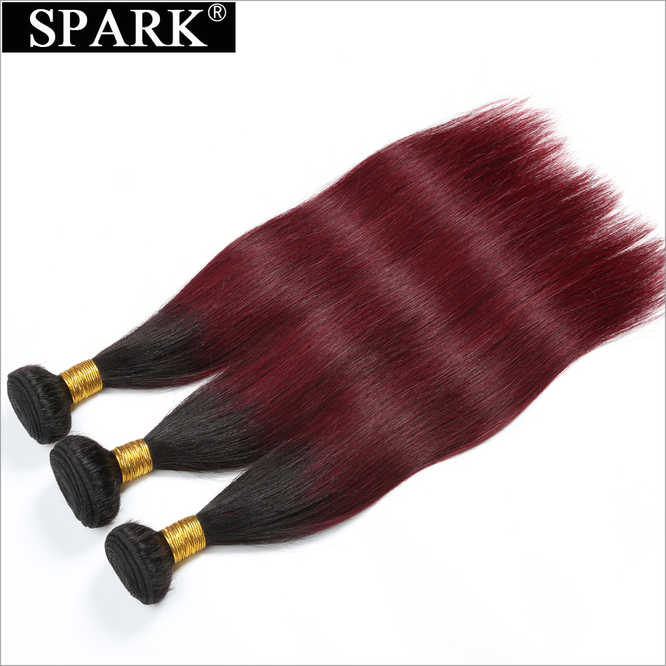 100% human ombre body wave 1b 99j weave red braiding european color brand hair