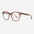 Classic Round Acetate Unisex Optical Frames 23A3085