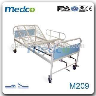 Two function hand control for hospital bed M209