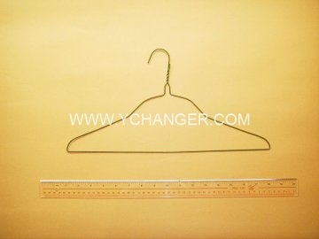 Laundry Gold Tone Cheap Wire Hangers (GT-SH16A)