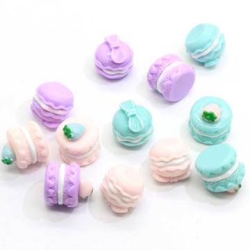 New Charm Mini Strawberry Macaron Resin Beads For Handmade Craft Decor Bead or Girls Διακοσμητικά στολίδια Γούρια