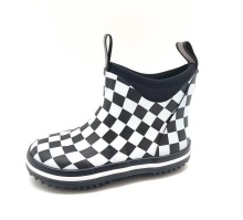 ATM Youth Deck Boots Waterproof Lightweight Ankle Rain Boots for Boys Girls Rubber Boots Non-slip Child Rain Shoes