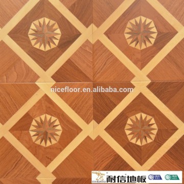 Grade AB Indoor bed parquet floor Multi layer solid parquet flooring