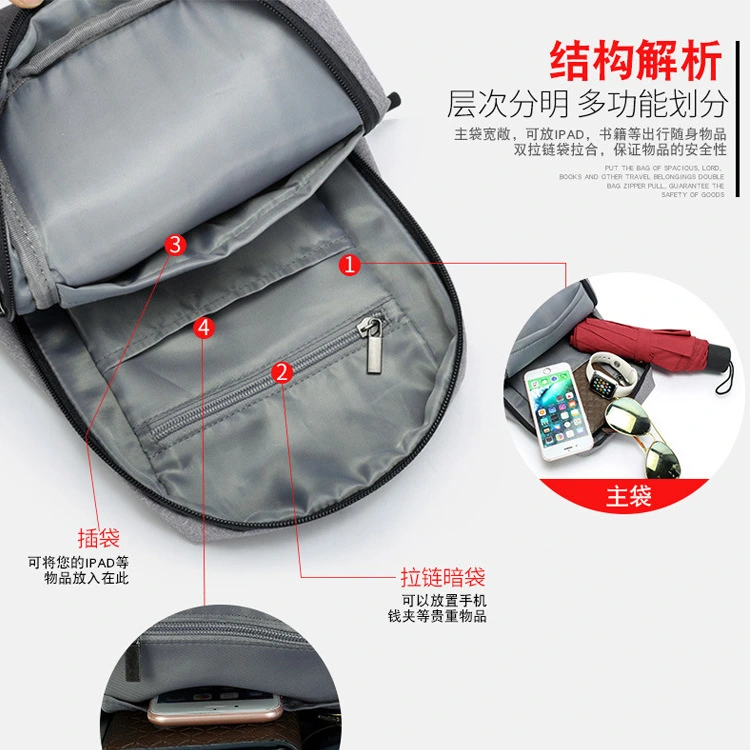 2019 New Trendy Mini Sports and Leisure Men's Chest Bag