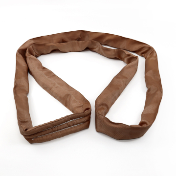 2022 custom brown polyester sling endless webbing sling