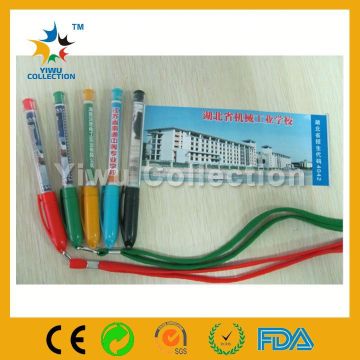 funny banner ball pen,pull-up banner pen,cheapest plastic ball pen