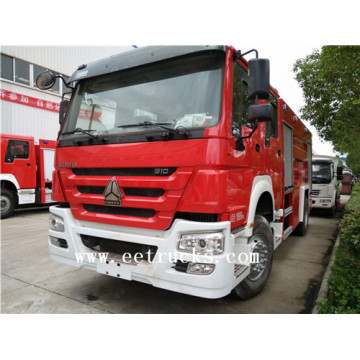 Camions de pompiers de poudre sèche de 16 tonnes de HOWO