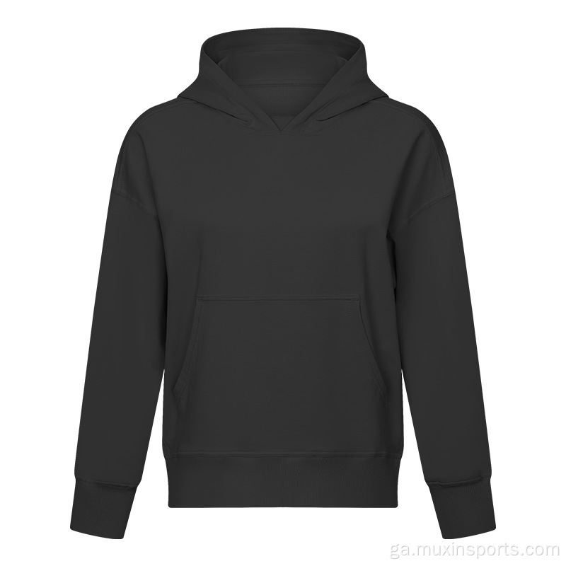 Hoodies Spóirt Spóirt Spóirt Ócáideach Mná