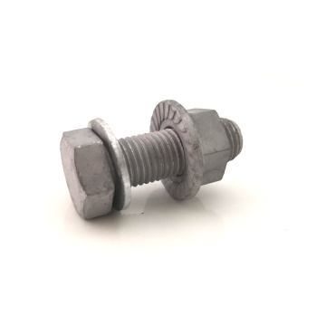 Hex Bolt với mặt bích và vòng đệm