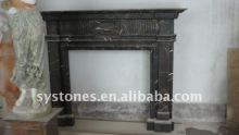 luxury imitation pebble electric fireplace