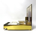 APEX Acrylic Gold Makeup Counter Display Stand