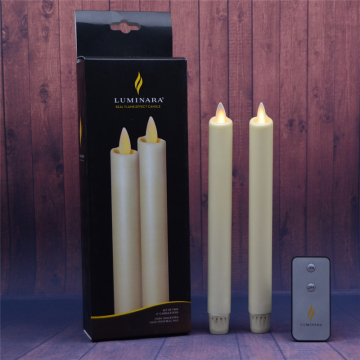 luminara flameless taper candles