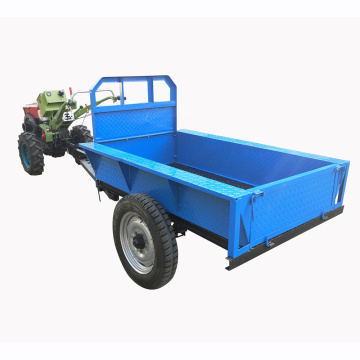 Agricultural transport vehicle walking tractor dump trailer