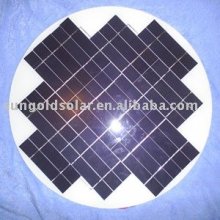 round solar panel price for graden poly