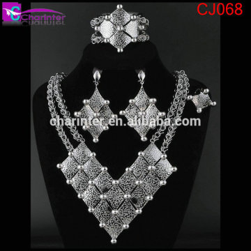 free shipping big fashion jewelry set/dubai gold jewelry set / rani haar jewelry set