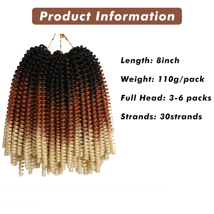 Wholesale Selling cheap crochet hair kinky cheap bomb wigs water wave twisted braiding braid crochet twists passion twist hair