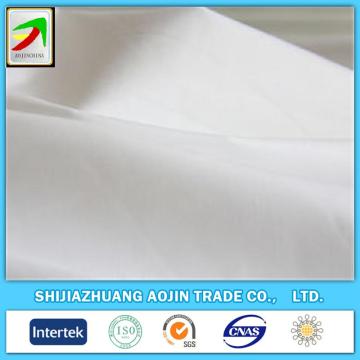 pure cotton unionform bleached white mercerized fabrics