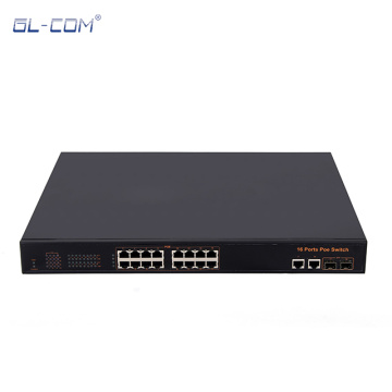 Gigabit Fiber Web Management Switch 16port Ethernet