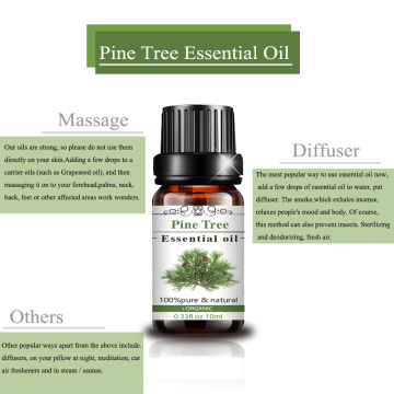 High Quality Pure Aromatherapy Pine Tree Essential Oil Set Diffuser Essential Oil