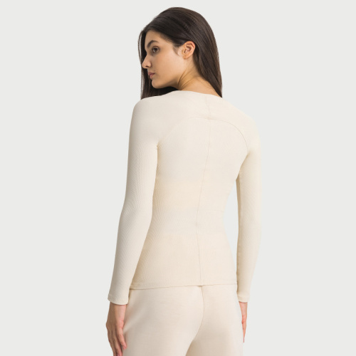 Seam Ribbed High Stretch Women Equestrian Base layer