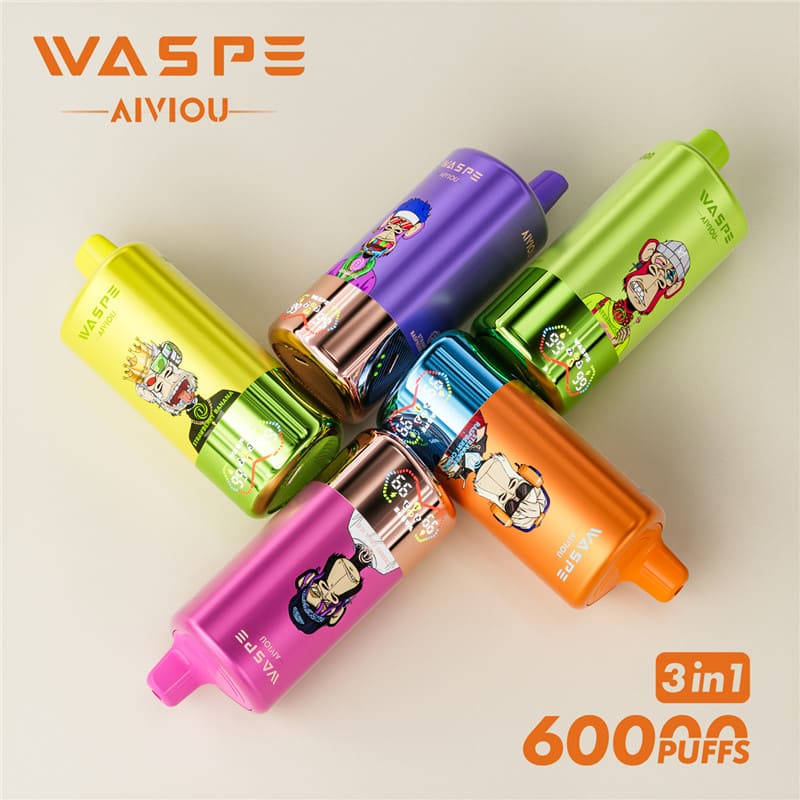 WASPE 60k Puff 3 in 1 Flavors Vape Wholesale WASPE 60k Puff 3 in 1 Flavors Vape Wholesale