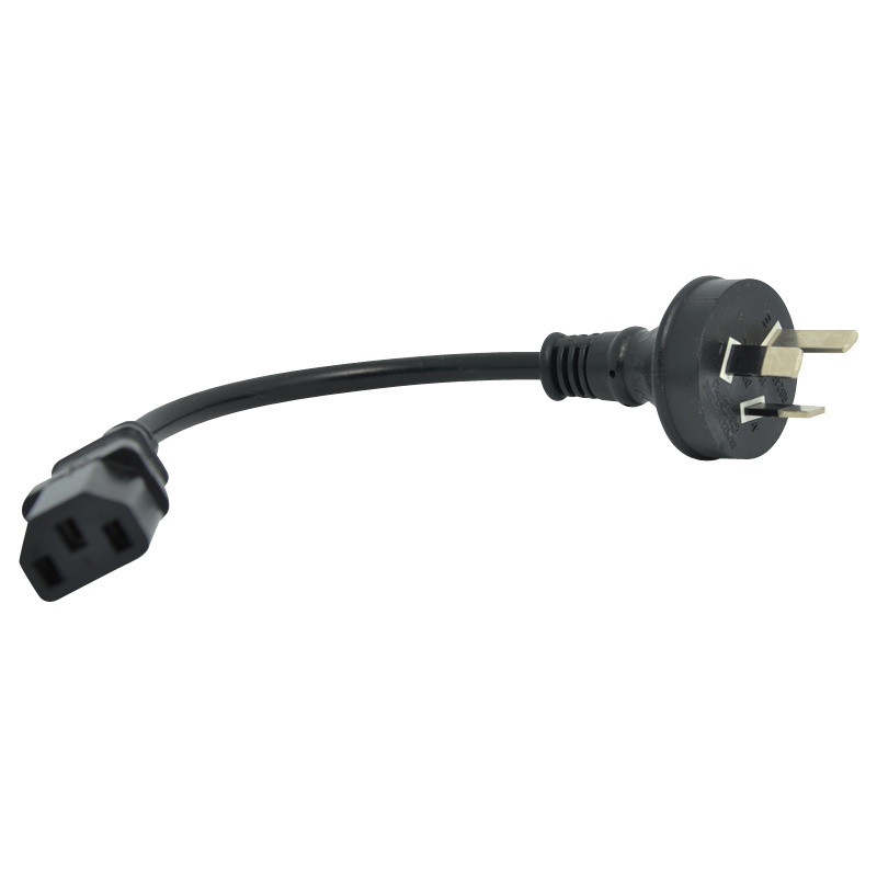 Australian Power Cord with SAA Approved Plug and C13 Connector (AL105)