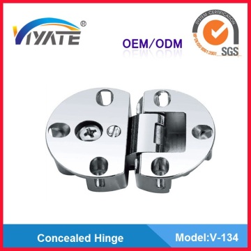 180 degree zinc alloy invisible hinges for folding door