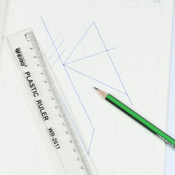 Wholesale Transparent Student Math Rulers