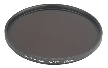 670nm ir cut off filter for camera
