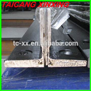 Elevator slide heavy guide rails