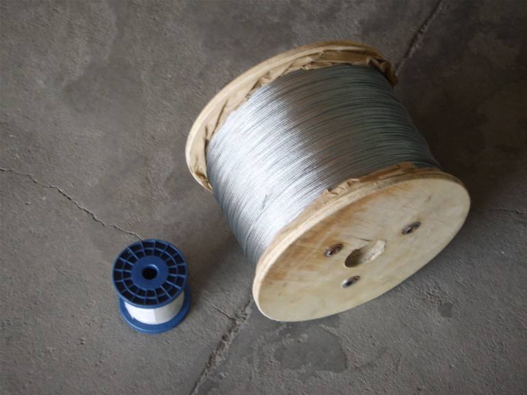 1x7 Galvanized Steel Wire Rope Steel Cable