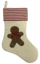 Gingerbread man Christmas stocking