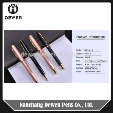 Best selling hot chinese products gold cross pen set/ink pen set/parker fountain pen set
