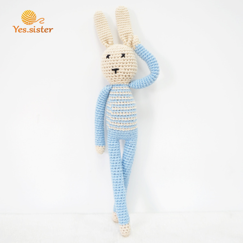 Baby Gifts Easter Bunny Crochet Doll zabawka