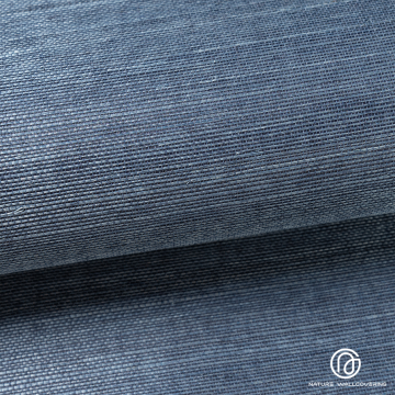 Elegant Deep Sea Blue Sisal Wall Art Design