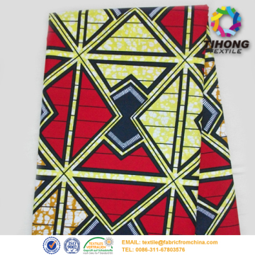 African Printed Cotton Dress Fabric