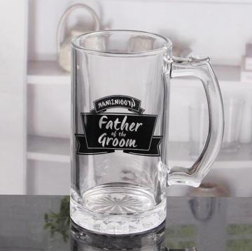 Promotional Gift Beer Glass Customize Beer Cup Glass Beer Mug