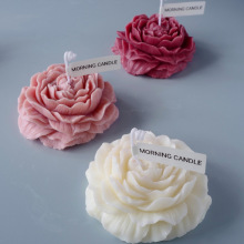 3D Peony Aromatherapy Candle Resin Mold - Silicone Gypsum Soap Candle Mold