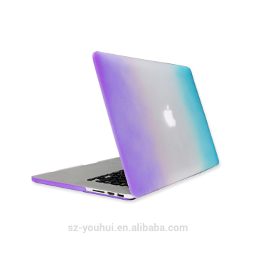 OEMODM manufacturer Rainbow color custom computer case for Macbook Air
