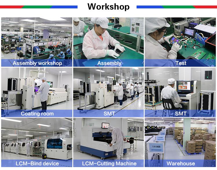 DACAI HMI 800x480 7'' LCD UART Serial Interface 7inch TFT LCD Display Module