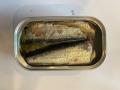 Högkvalitativ konserverad sardin i vegetabilisk olja 125g