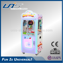UNIS hot in malls coin operated arcade claw machine for sale