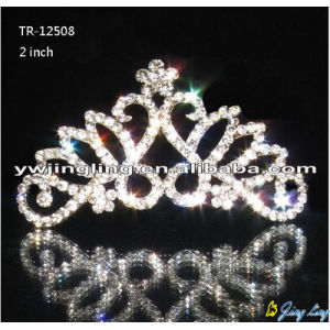 Bridal Tiara Silver Crystal Crowns