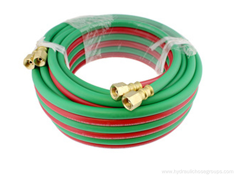 Red Green Twin Welding Hose