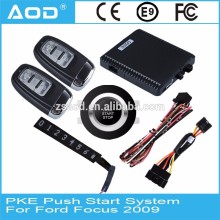 Two way type and DC12V voltage car security remote start system with GPS trunk for Ford Focus 2009