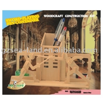 SWORD-PLAYING PEN-CONAINER