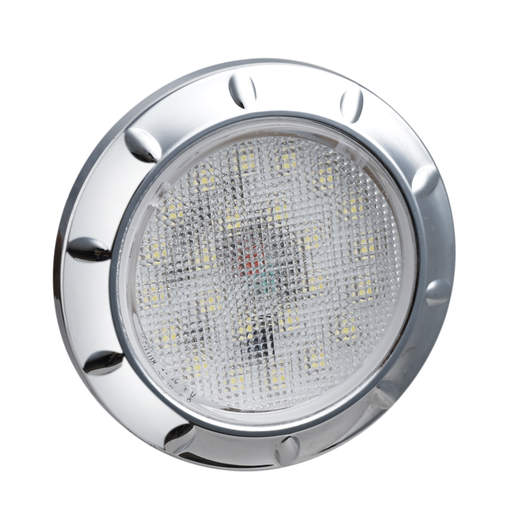 RV Courtesy Lampu Interior Chrome RV Courtesy Chrome Interior Lamp