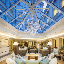 Artistic Snowflake Decorative Customizable Villa Chandelier