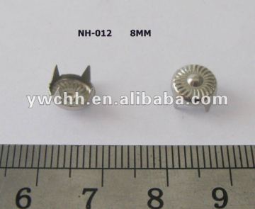 Dome nailhead metal fashion stud nailhead for shoes