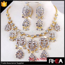 Crystal jewelry set wholesale jewelry set dubai gold jewelry set